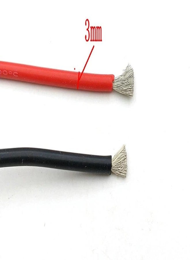INVENTO 1mtr 16 AWG High Durability 35A Tinned Copper Silicone Wire Red & Black 3mm Dia High Temperature for DIY - Image 2